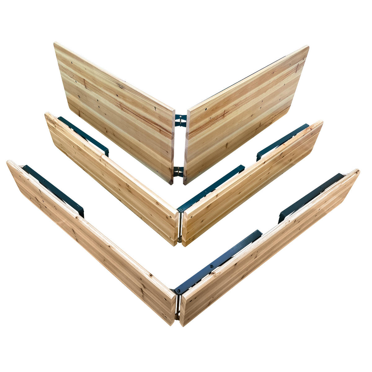 BIERTISCHGARNITUR Holz - Braun, Holz - SVITA