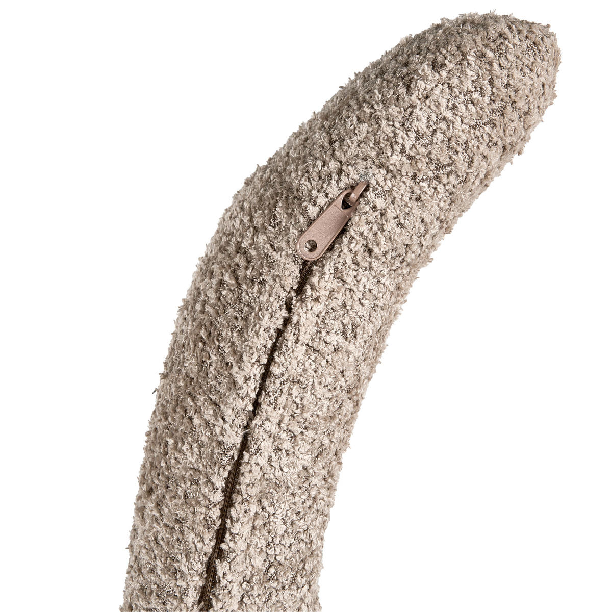 DREHSESSEL Bouclé Beige Lieksa - Beige, Textil (77/77/64cm) - Beliani