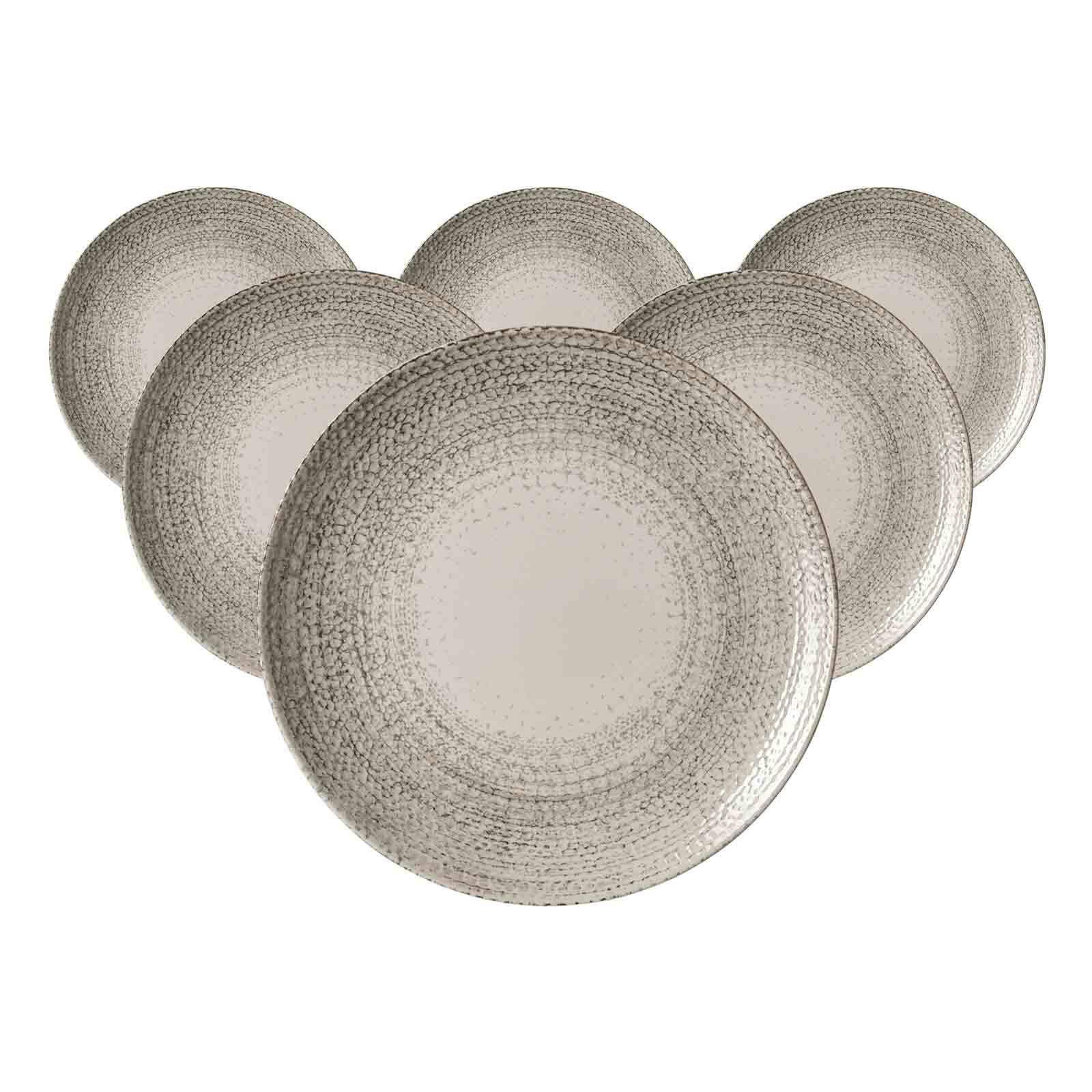 SPEISETELLER Rimini grau ø 26 cm 6er Set - Grau, Keramik (26cm) - Ritzenhoff Breker