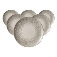 SPEISETELLER Rimini grau ø 26 cm 6er Set - Grau, Keramik (26cm) - Ritzenhoff Breker