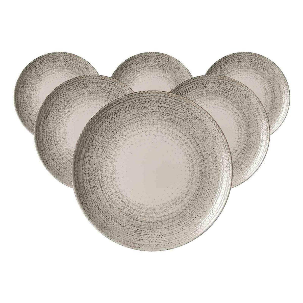 SPEISETELLER Rimini grau ø 26 cm 6er Set - Grau, Keramik (26cm) - Ritzenhoff Breker