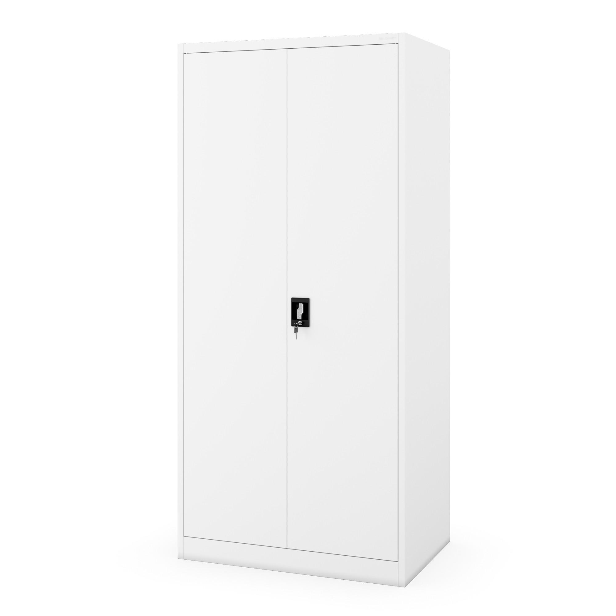 AKTENSCHRANK JAN H D600 - Weiß, Metall (90/195/60cm) - Jan Nowak