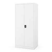 AKTENSCHRANK JAN H D600 - Weiß, Metall (90/195/60cm) - Jan Nowak