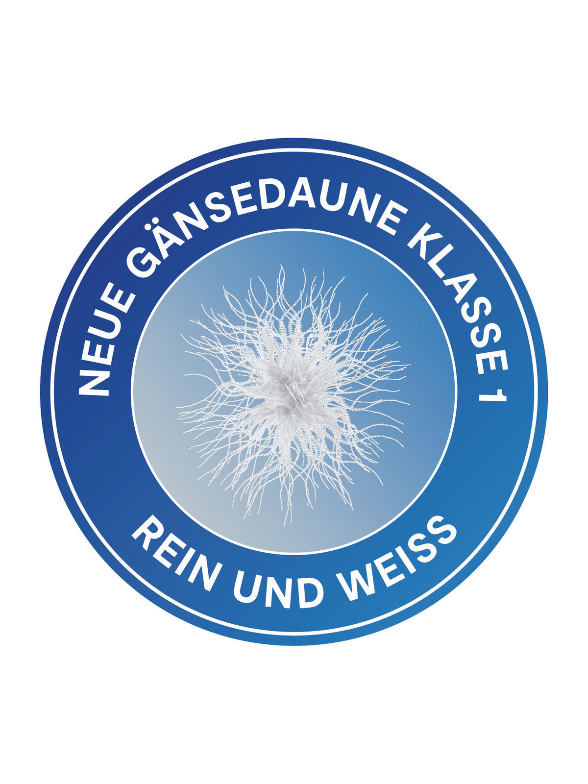 GANZJAHRESBETTDECKE PREMIUM Gänsedaunen medium - Weiß, Naturmaterialien/Textil (200/200cm) - Böhmerwald