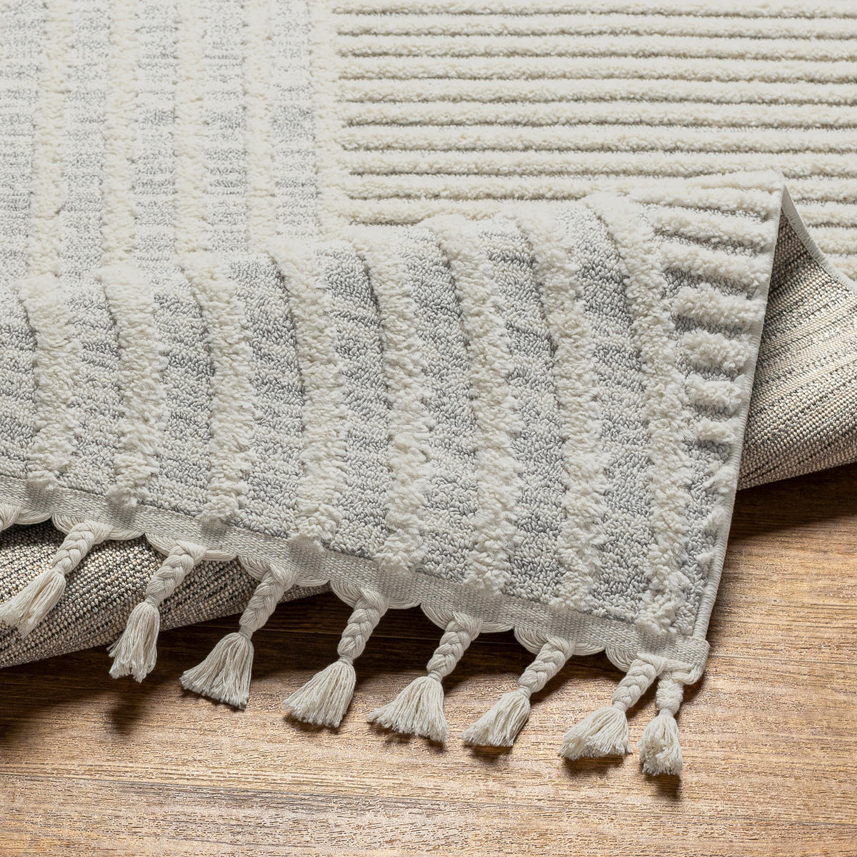 KURZFLORTEPPICH 160/213 cm Grau - Grau, Naturmaterialien/Textil (160/213cm) - LIVABLISS