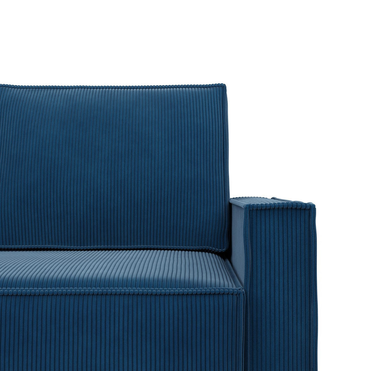 SOFA 3-SITZER MIT SCHLAFFUNKTION NOTO Dunkelblau - Dunkelblau, Textil (95/92/220cm) - Mebligo