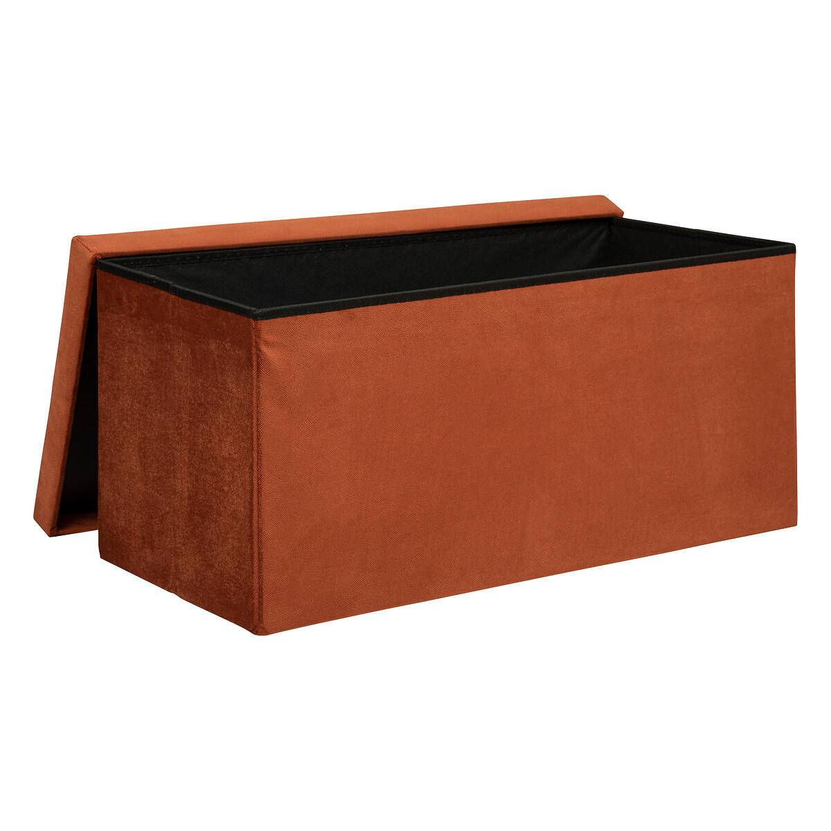SITZHOCKER mit Stauraum Lilou 76/38/38 cm - Orange, Holzwerkstoff (38/38/76cm) - Atmosphera Createur d´interieur