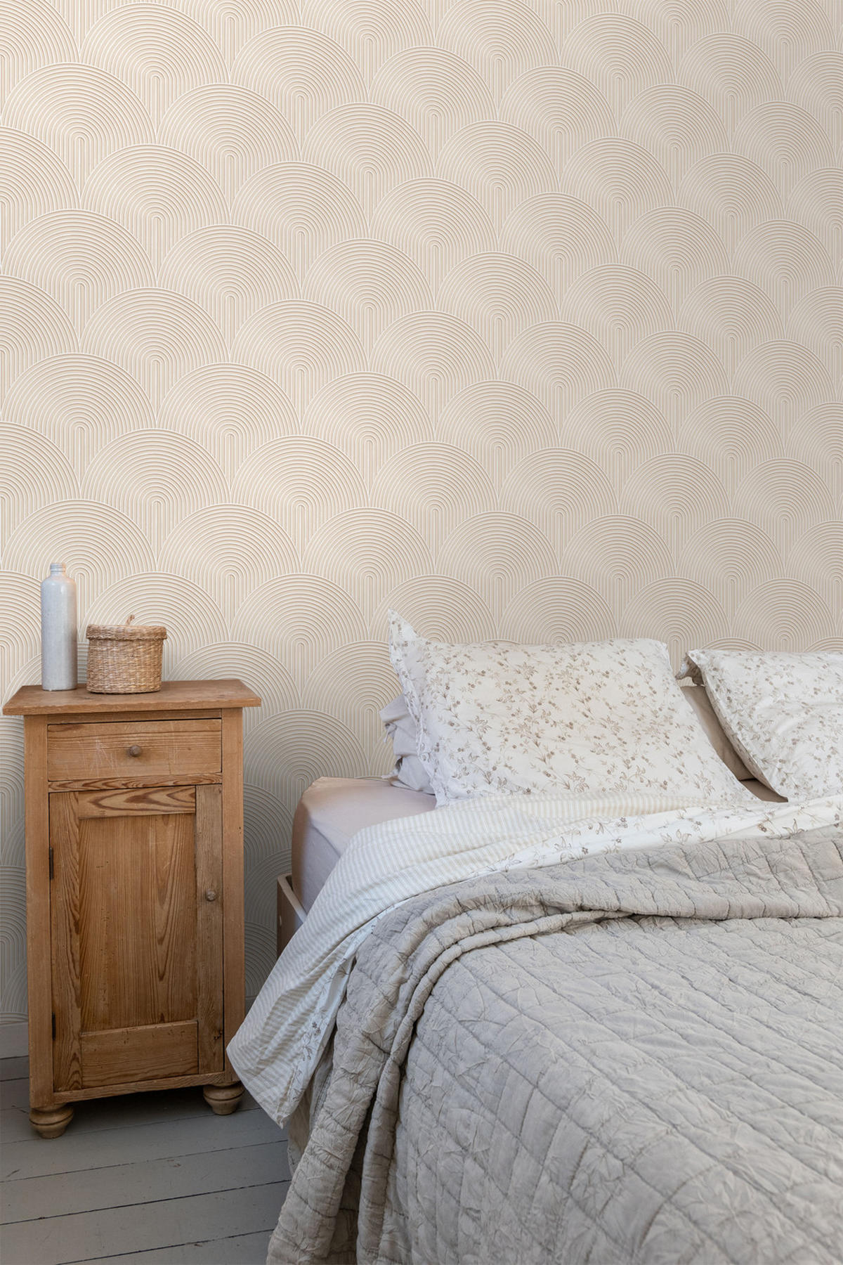 TAPETE 3D Muster 50 x 900 cm - Beige, Papier (50/900cm) - ESTAhome