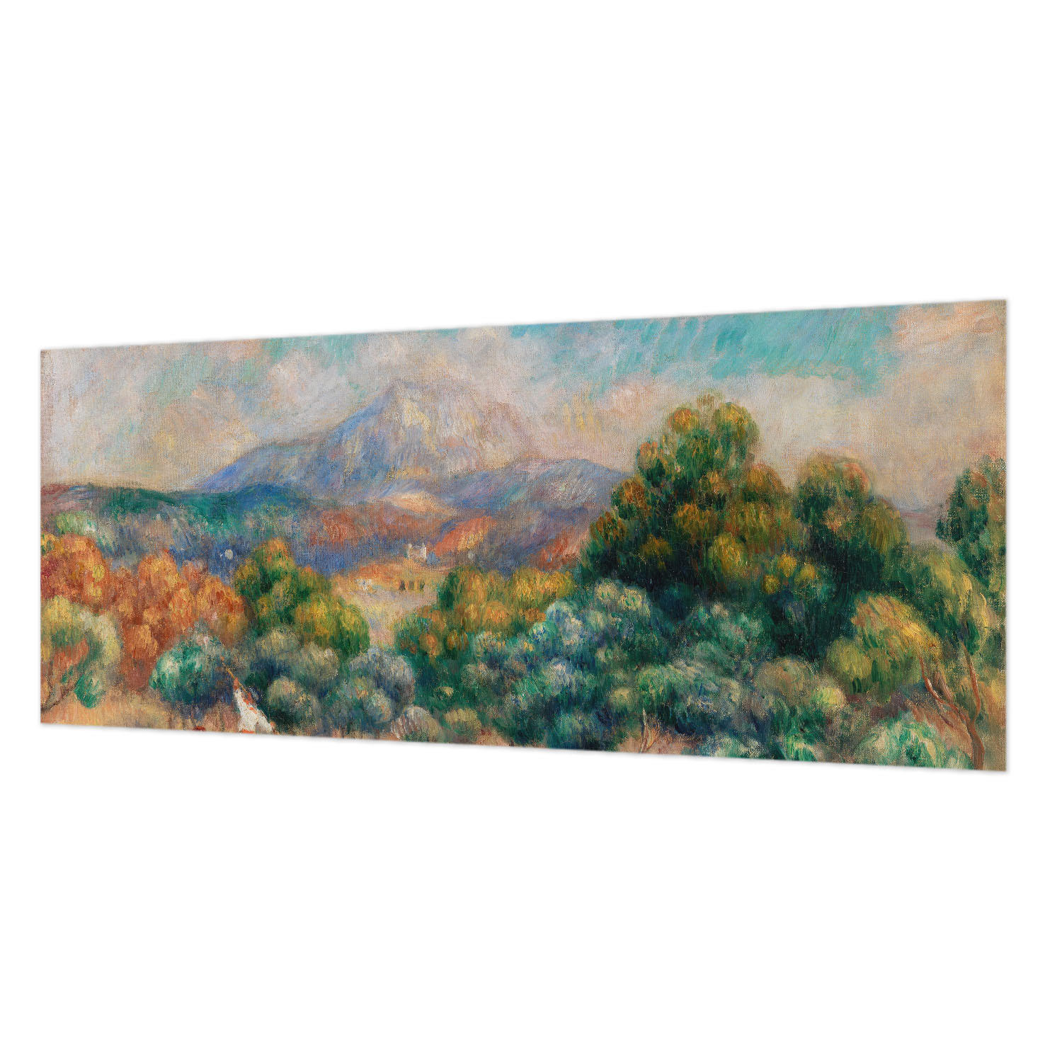 FOTOTAPETE 250x104 cm - Berglandschaft - Grün, Textil (250/104cm) - Wallfluent