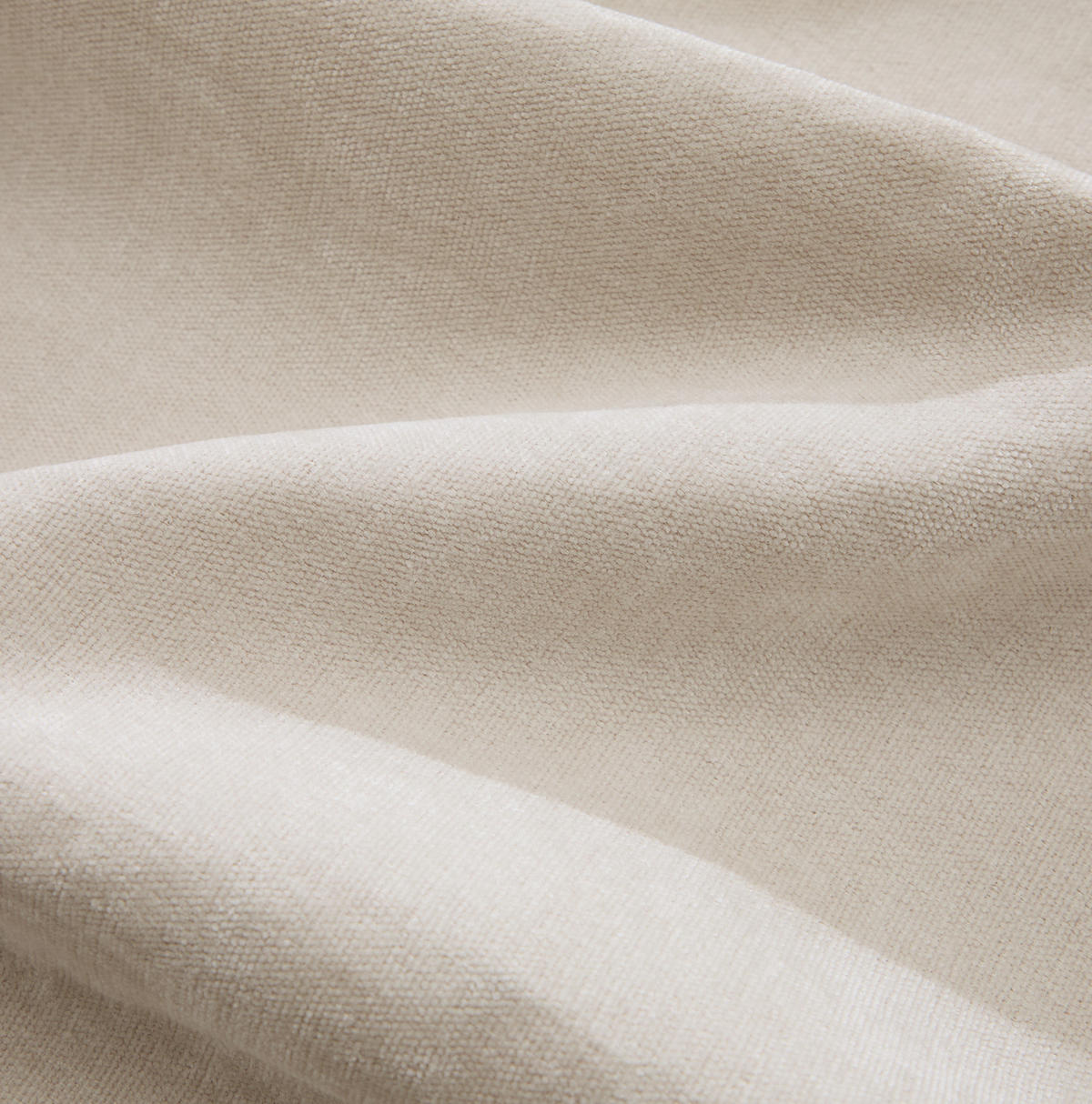 MODULSOFA rahmenlos Chenille Weiß - Weiß, Kunststoff (171/76/204.1cm) - Meubliv