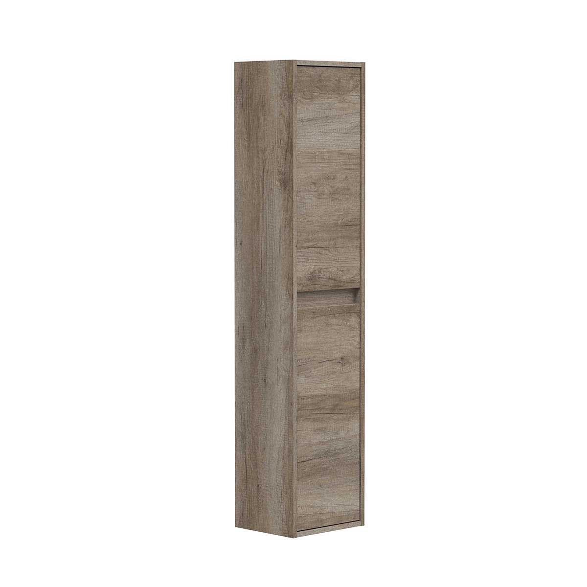 HÄNGESÄULE mit 2 Türen H140 cm - Sonoma Eiche, Holzwerkstoff (26/140/30cm) - Calicosy