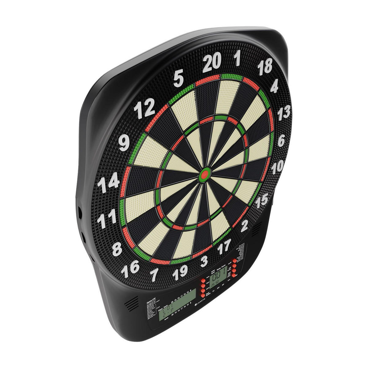 ELEKTRONISCHE Dartscheibe 32 Spiele - Schwarz, Kunststoff (52/3cm) - Juskys