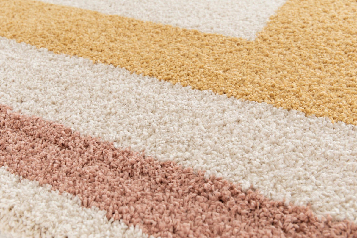 TEPPICH dicker und bequemer Shaggy gelb - Gelb, Textil (120/170cm) - AFK Living