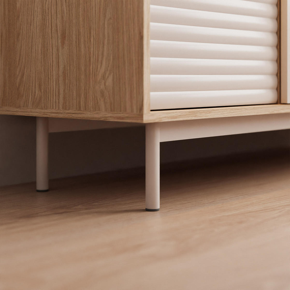 KOMMODE LUSSO 140 cm, 4 Schublade(n) Eiche / Kaschmir - Eichefarben, Holzwerkstoff (140/77/40cm) - Idohome