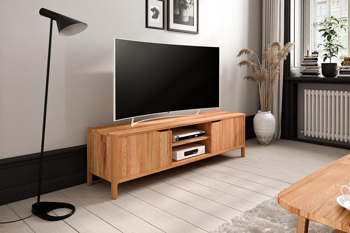 TV-SCHRANK PAUL Kernbuche - Kernbuche, Holz (160/48/50cm) - byoak