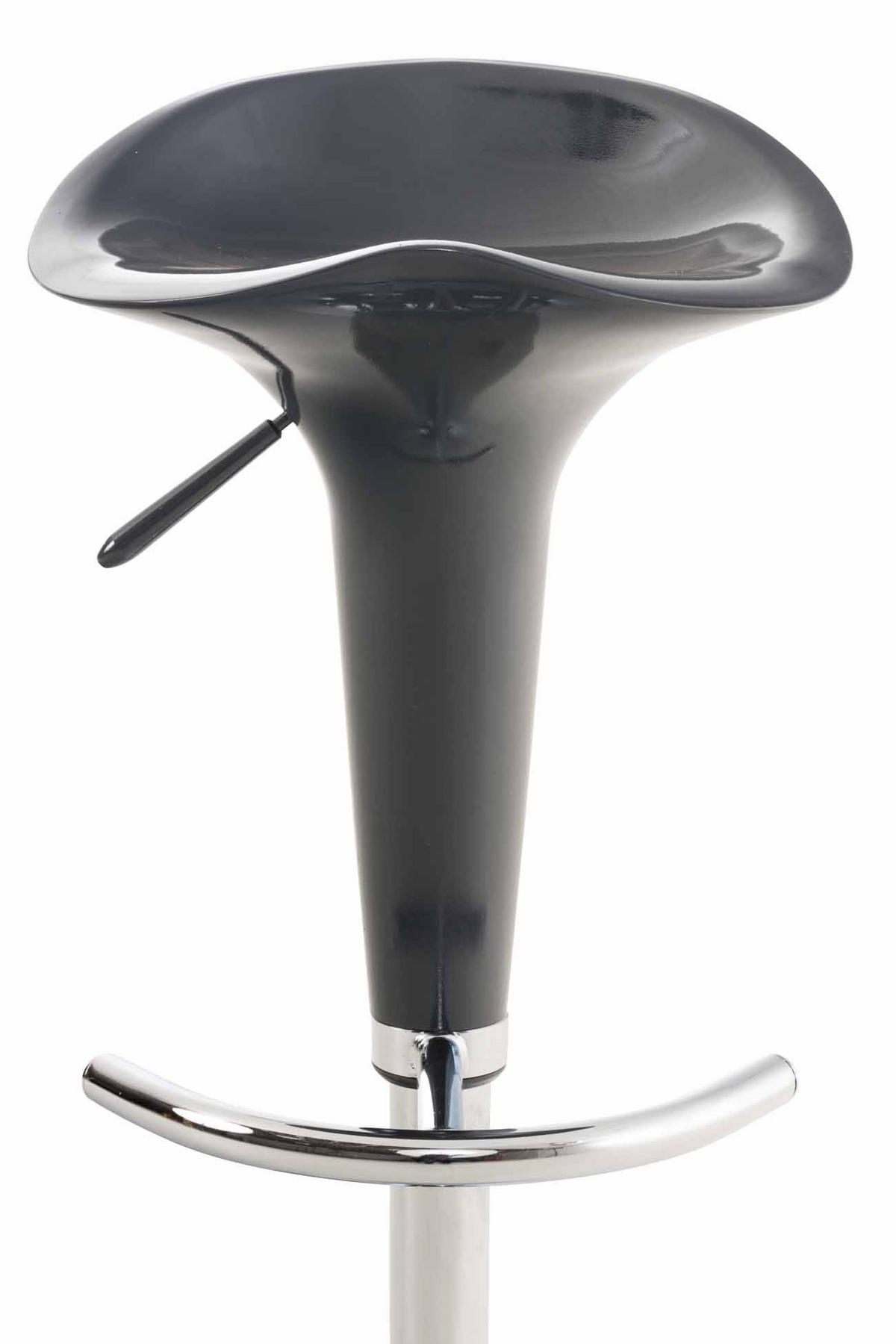 BARHOCKER Kunststoff Grau - Chromfarben/Grau, Kunststoff/Metall (37/87/37cm) - CLP