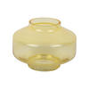 VASE Pasmoso Gelb 22/22/16.5 cm - Gelb, Glas (16.5cm) - Present Time