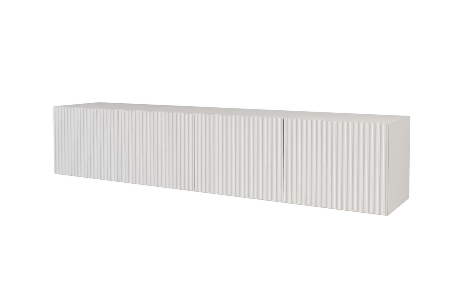 LOWBOARD NOA-2-W 2x100x40x41 cm - Weiß - Weiß, Holzwerkstoff (200/40/41cm) - ALTDECOR