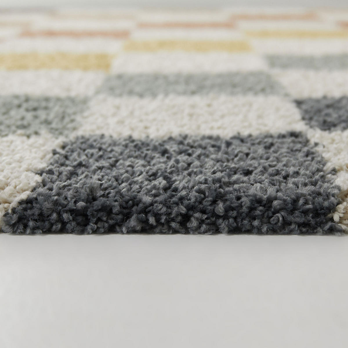 SCHACHBRETTMUSTER-TEPPICH - Cassie - 160 cm x 230 cm - Multicolor, Kunststoff (160/230cm) - Drawer