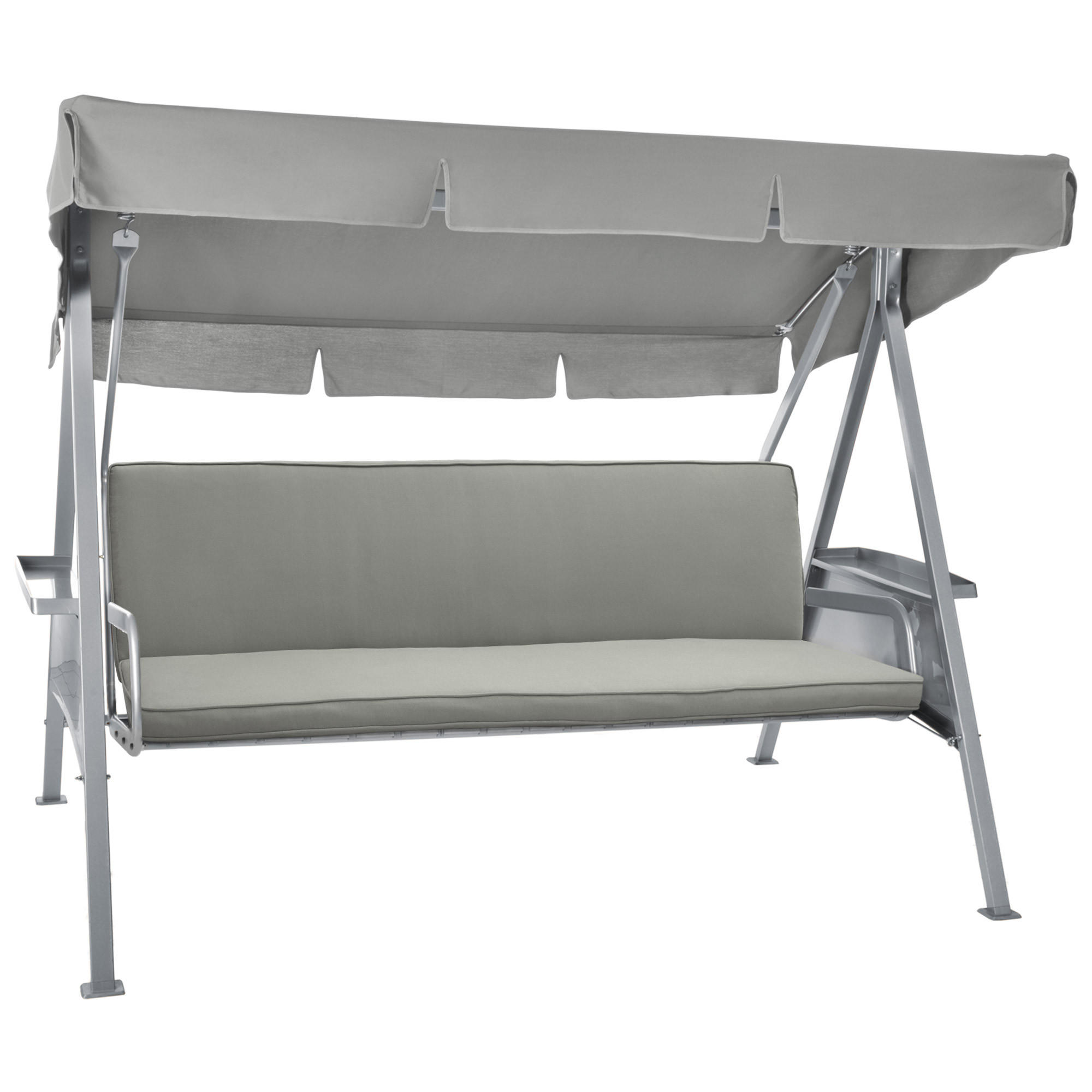 HOLLYWOODSCHAUKELAUFLAGE Loft HS - Hellgrau, Textil (50/6/180cm) - Beautissu 