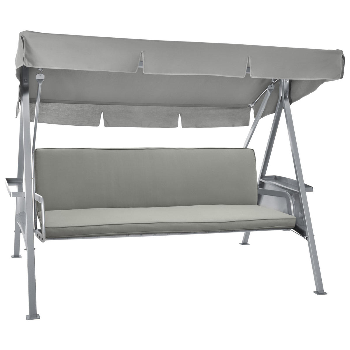 HOLLYWOODSCHAUKELAUFLAGE Loft HS - Hellgrau, Textil (50/6/180cm) - Beautissu 