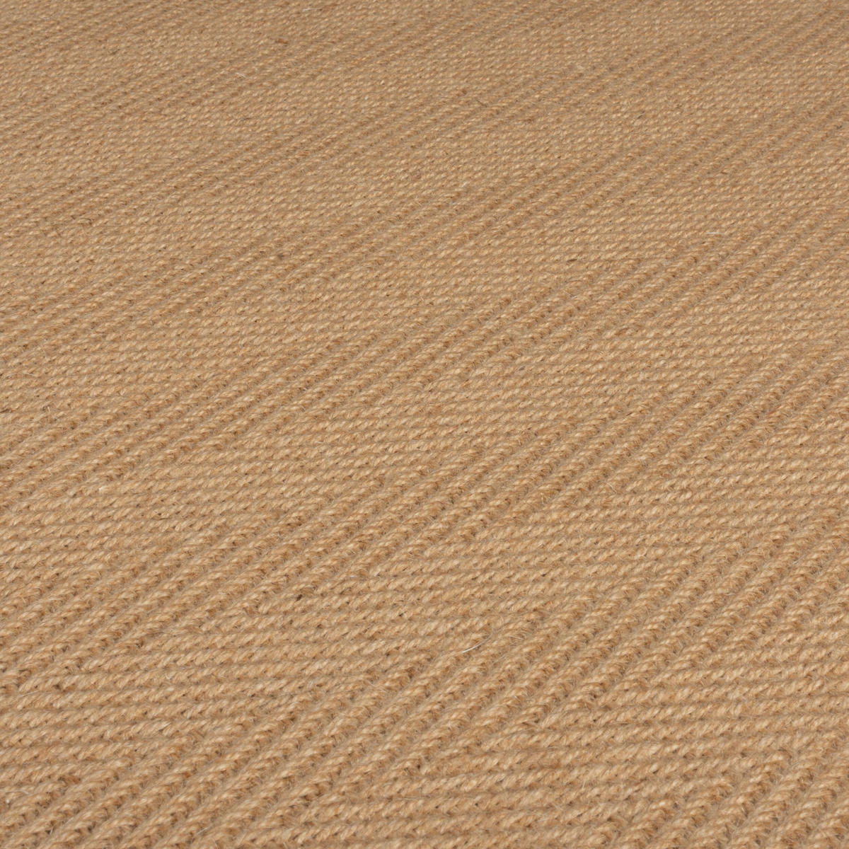 TEPPICH Jute mit Bordüre, Geometrisch-Design TRENT KIRA, Braun-Schwarz 120x170 cm - Schwarz/Naturfarben, Textil (120/170cm) - KADIMA DESIGN