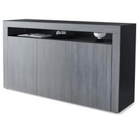 SIDEBOARD Valencia Avola-Anthrazit / Avola-Anthrazit - Anthrazit, Holzwerkstoff (155/92/40cm) - Vladon