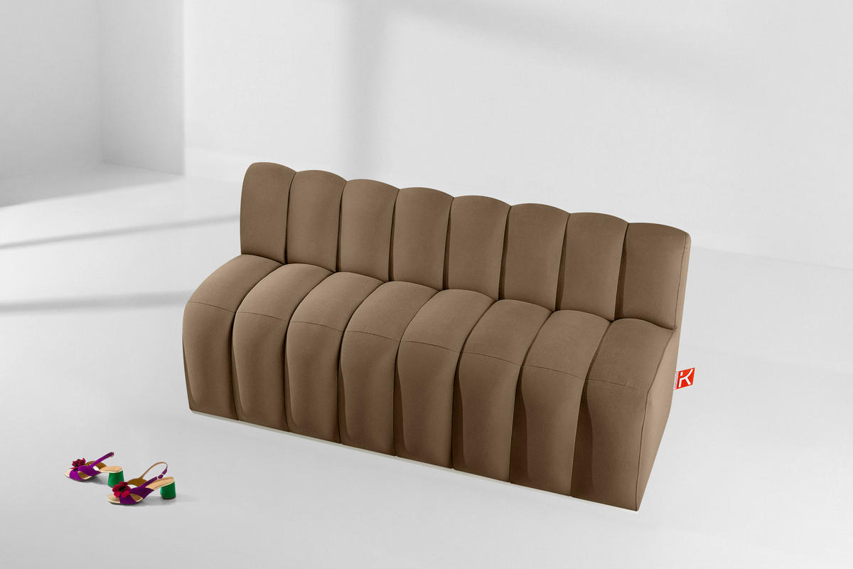 ESSZIMMERBANK CORDA, Beige - Beige, Holz/Holzwerkstoff (163/78/71cm) - KONSIMO®