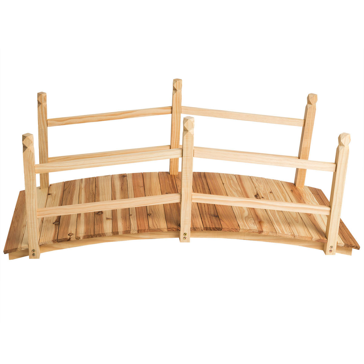 GARTENBRÜCKE Cantara,137 x 58 x 58 cm,braun - Braun, Holz (137/58/58cm) - tectake