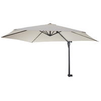 WANDSCHIRM 3M NEIGBAR Cremeweiß - Weiß, Textil (300/280cm) - MCW