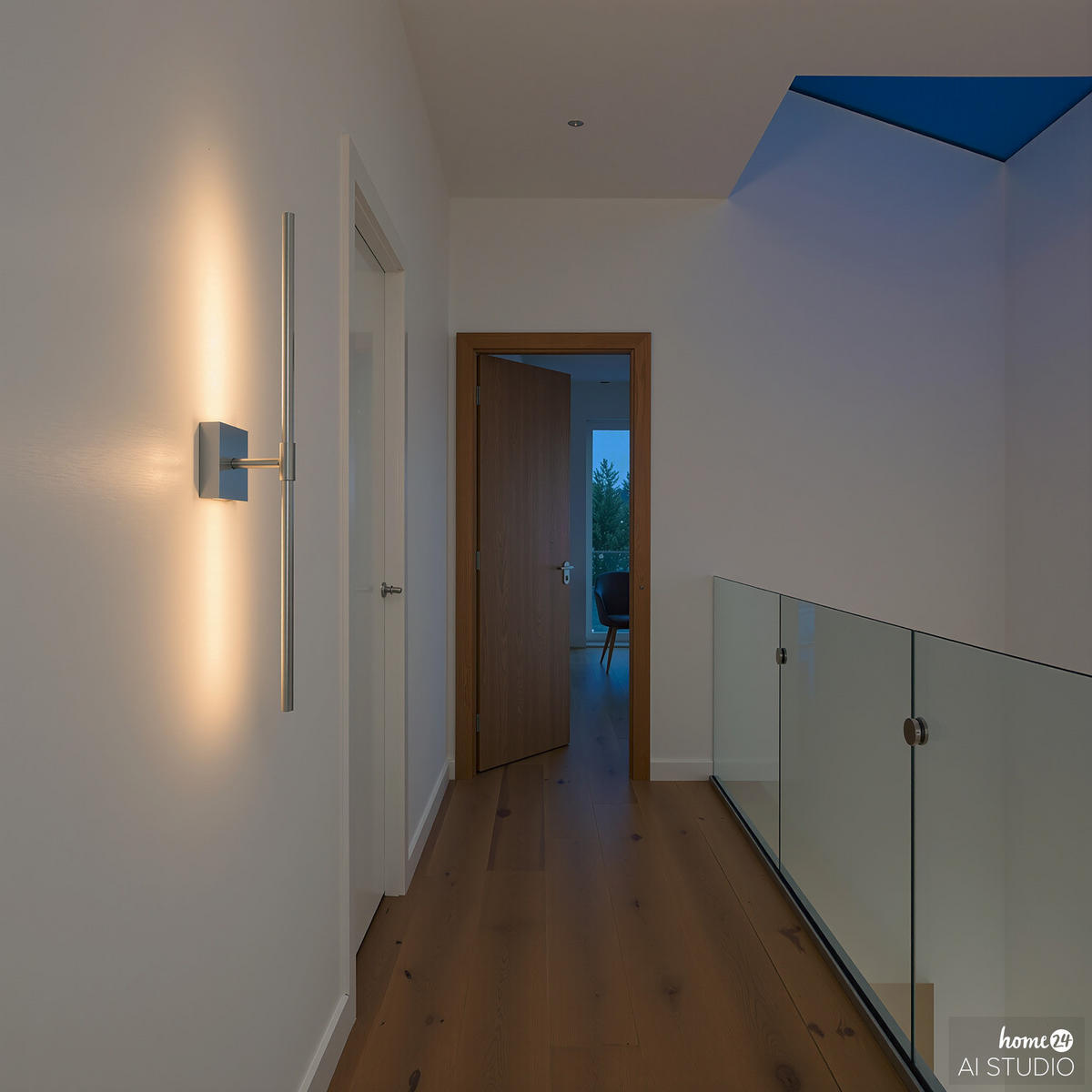 AKKU-WANDLEUCHTE inkl. Fernbedienung - 3-Stufen-Dimmer - Eisen - Silberfarben, Metall (12/71/11cm) - home24