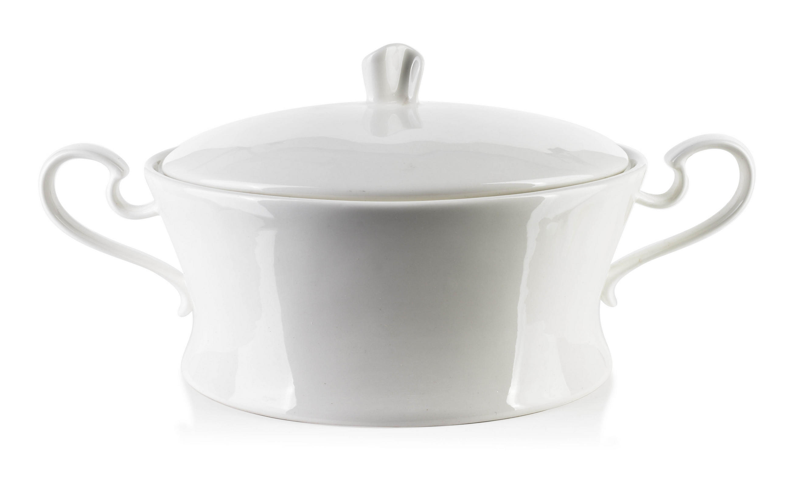 SUPPENTOPF Basic Weiß 31.4/22.5/15.5 cm Keramik - Weiß, Keramik (22.5cm) - Mondex