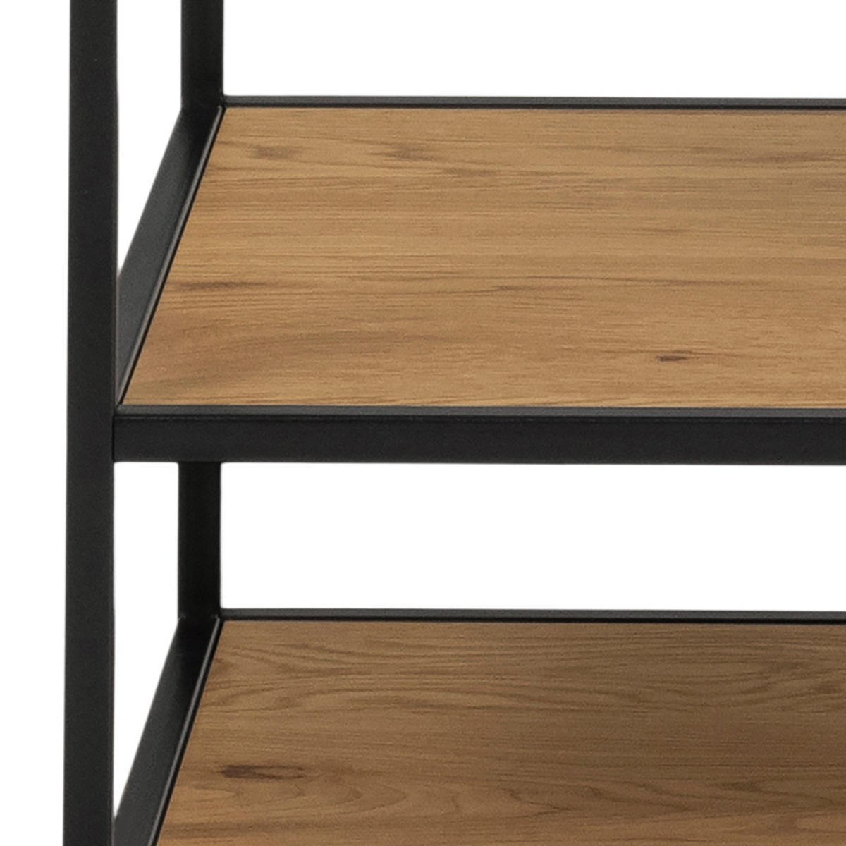 GARDEROBE - Wildeiche, Holzwerkstoff/Metall (77/165/45cm) - home24