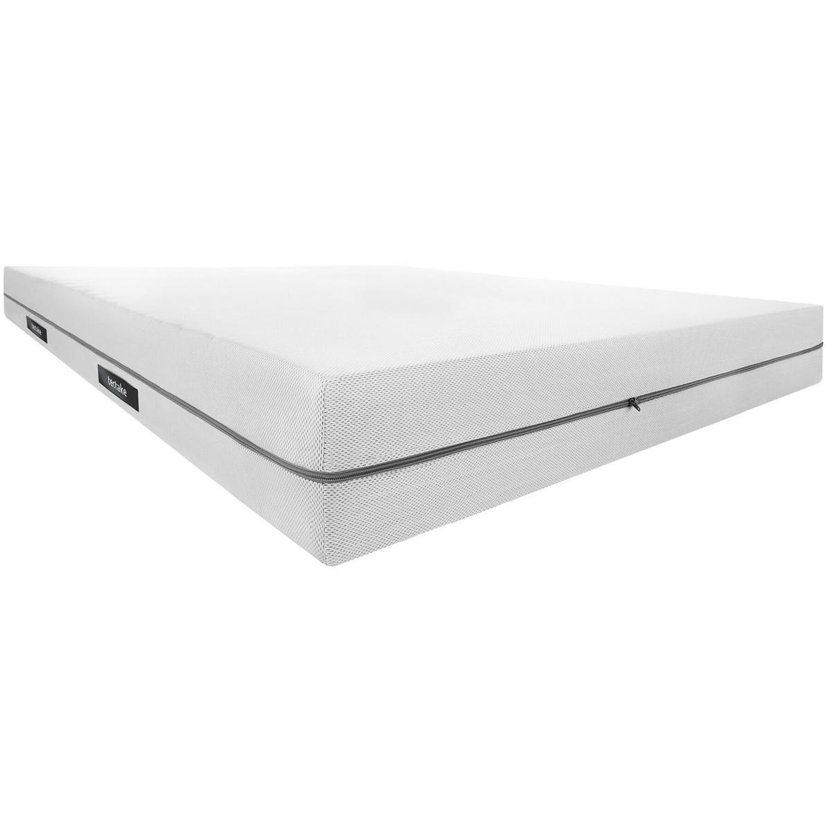 MATRATZE Sky,waschbarer Bezug aus atmungsaktivem 3D-Meshgewebe,weiß - Weiß, Textil - tectake