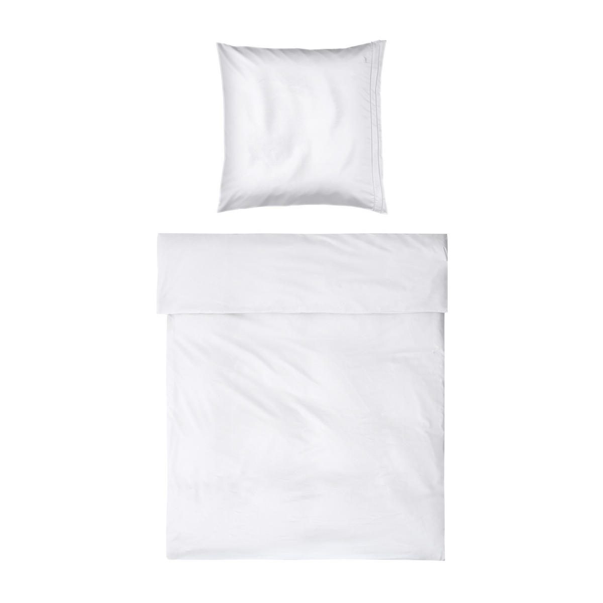 BETTWÄSCHE NOBLESSE - Weiß, Textil (155/220cm) - MÖVE