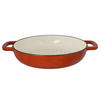 GRILLPFANNE Fontestic Gusseisen Rost Ø 28 cm – emailliert - Orange, Keramik (1/2/6cm) - Cosy & Trendy