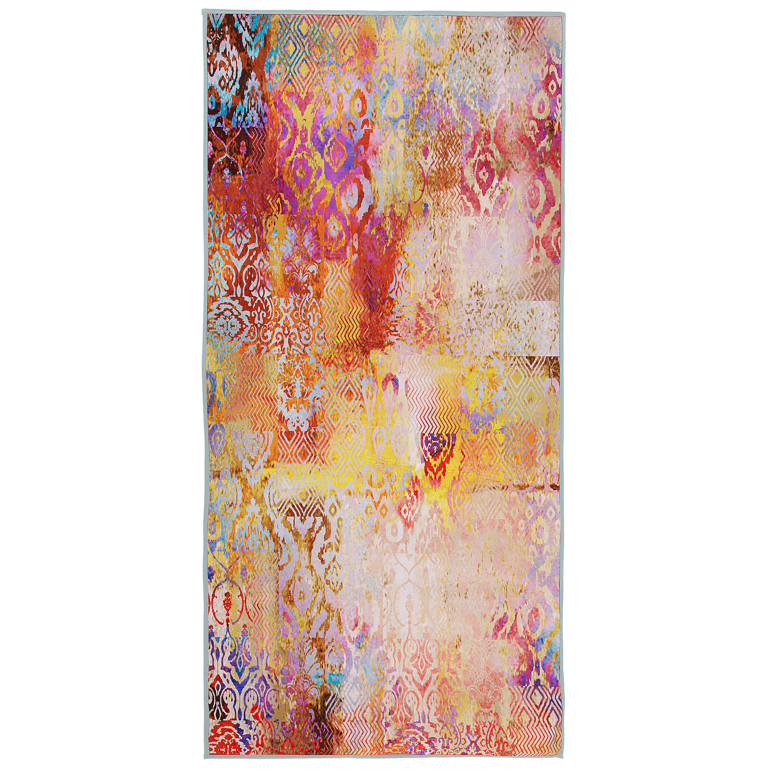 KURZFLOR-TEPPICH Isparta 150/80 cm - Multicolor, Kunststoff (80/150cm) - Beliani