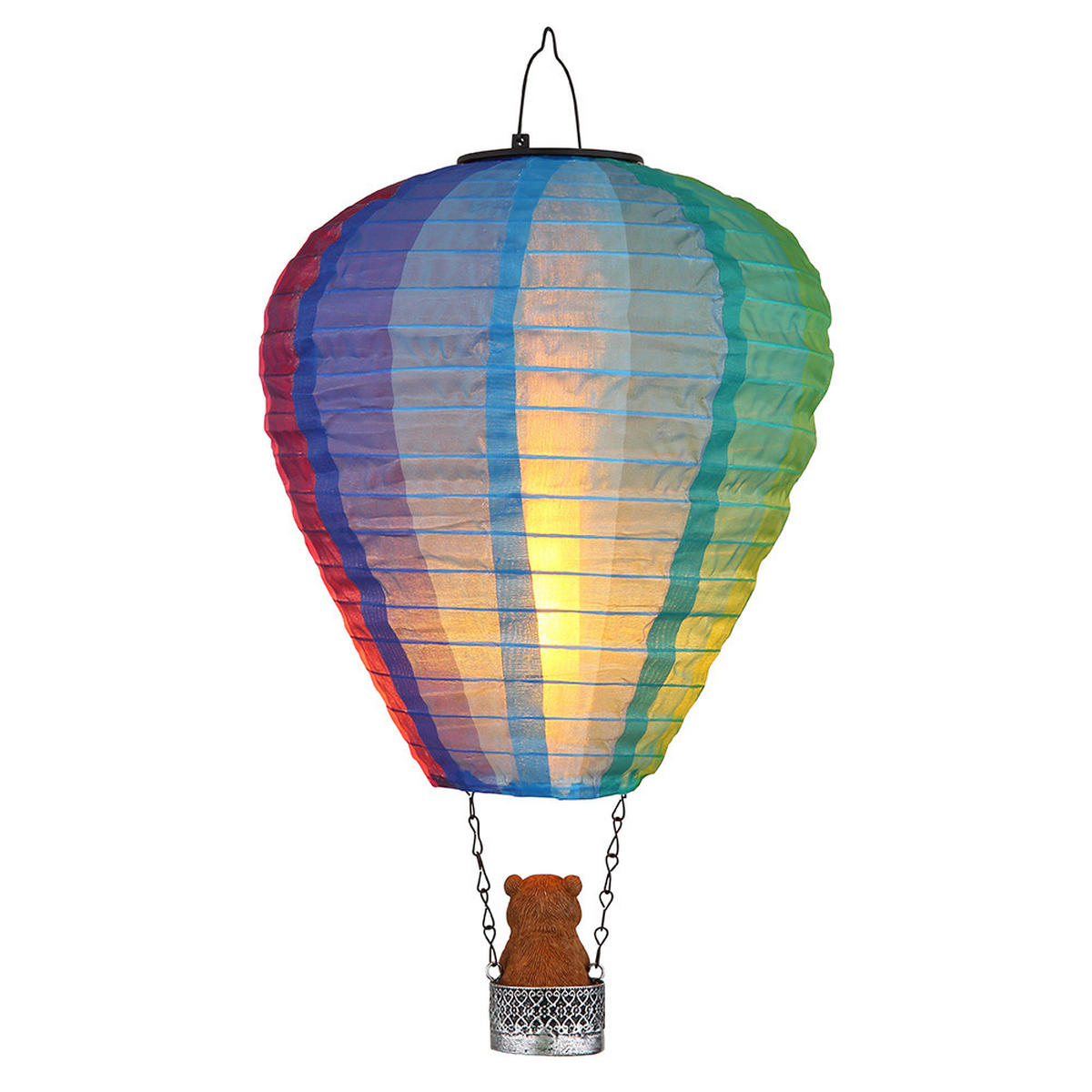 LED AUSSENLEUCHTE Metall Bunt - Multicolor, Metall (27/27/44cm) - Globo Lighting