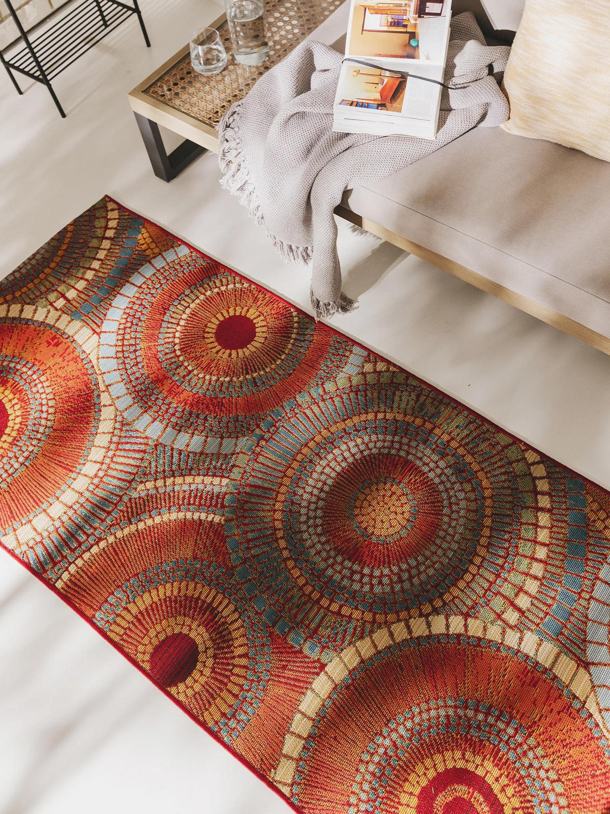 OUTDOORTEPPICH Artis Orange 80x250 cm - Orange, Textil (80/250cm) - benuta Nest