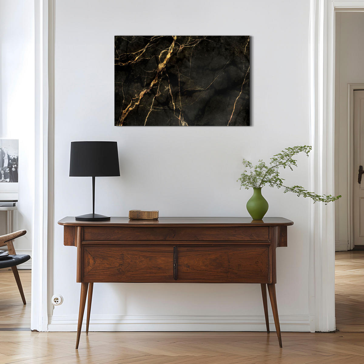 LEINWANDBILD Goldene 120x80 cm - Multicolor, Holz (120/80cm) - LUMASOUL