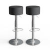 BARHOCKER 2ER SET Schwarz 33 x 92 cm 2 Teilig - Schwarz, Metall (33/92/33cm) - Vicco