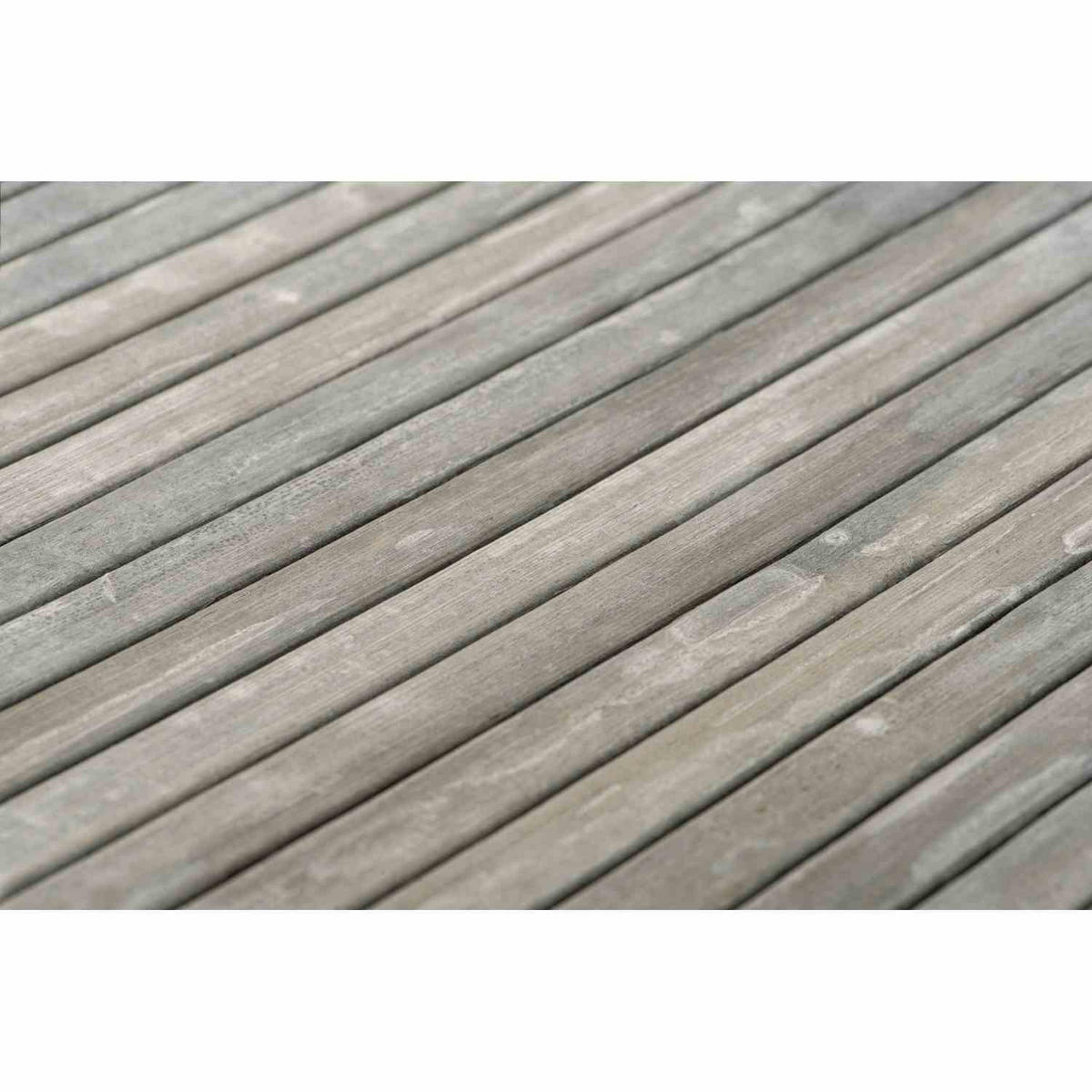 WÄSCHEKORB MIT DECKEL BAMBOO - Anthrazit, Naturmaterialien (60/60/40cm) - WohnDirect