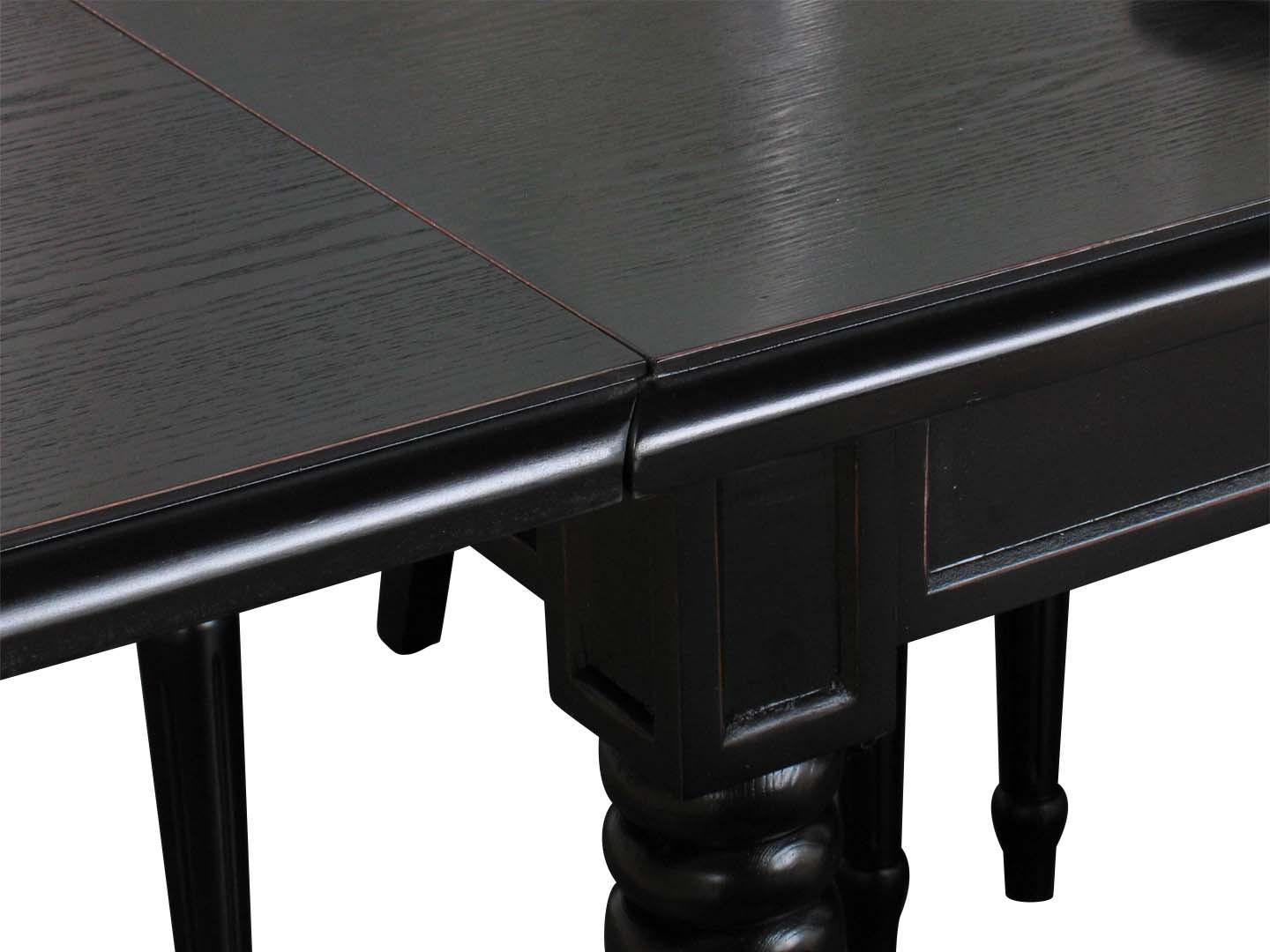 TISCHGRUPPE Schwarz - Schwarz, Holzwerkstoff (180/75/100cm) - ebuy24
