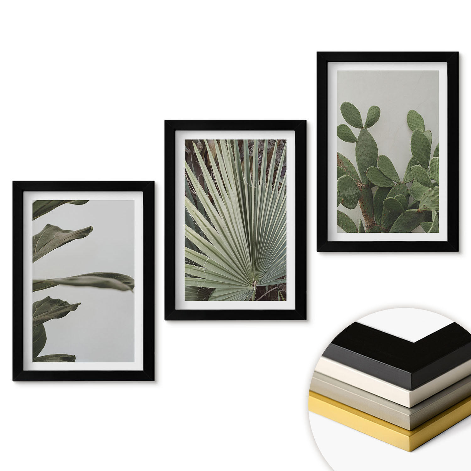 ArtPrintCave Wandbilder Schwarz 20x30 cm