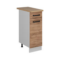 KÜCHENUNTERSCHRANK R-Line Goldkraft Eiche 30 cm AP Eiche - Honigeiche/Eiche Wotan, Holzwerkstoff (30/81.6/60cm) - Vicco