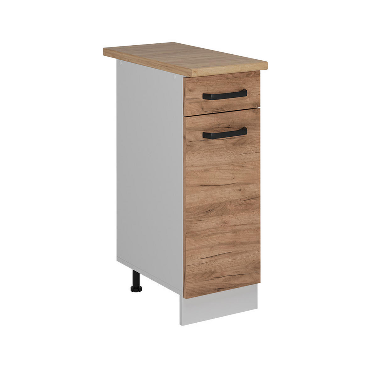 KÜCHENUNTERSCHRANK R-Line Goldkraft Eiche 30 cm AP Eiche - Honigeiche/Eiche Wotan, Holzwerkstoff (30/81.6/60cm) - Vicco
