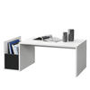 COUCHTISCH Bollnäs 90/45/35 - Weiß, Holzwerkstoff (45/90/35cm) - [en.casa]