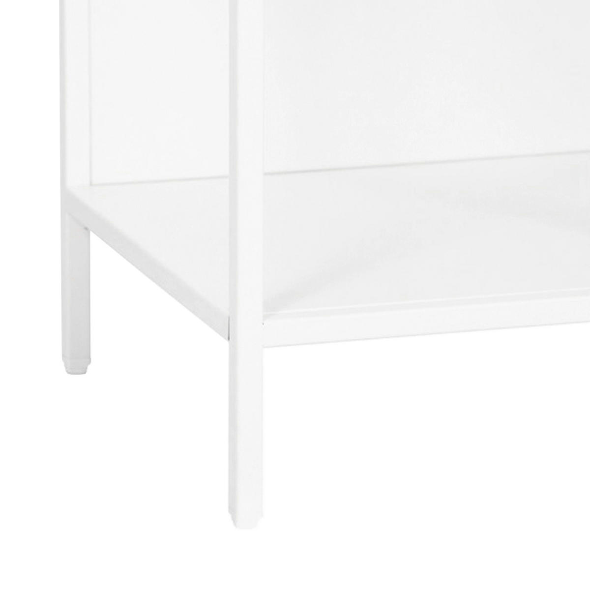STANDREGAL Akaa - Weiß, Metall (35/52/35cm) - [en.casa]