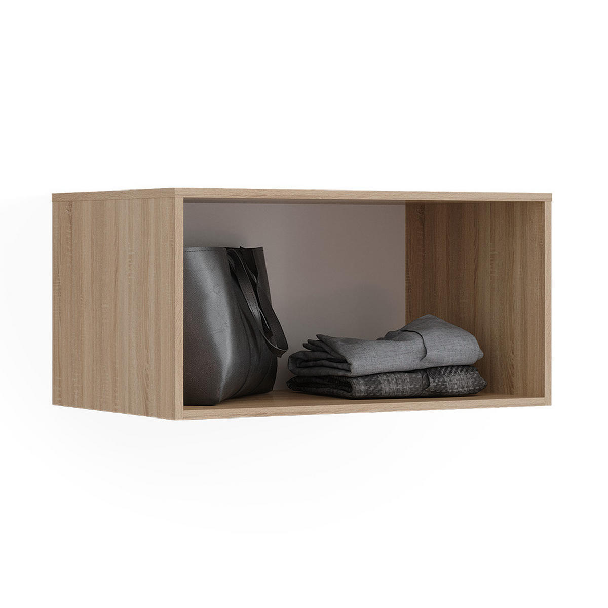 SCHRANKAUFSATZ Elmo Sonoma 80 x 40 cm - Sonoma Eiche, Holzwerkstoff (80/40/50cm) - Vicco
