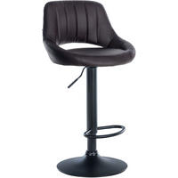 BARHOCKER Milet 85x47x48 cm braun - Braun, Leder (47/85/48cm) - furnicato